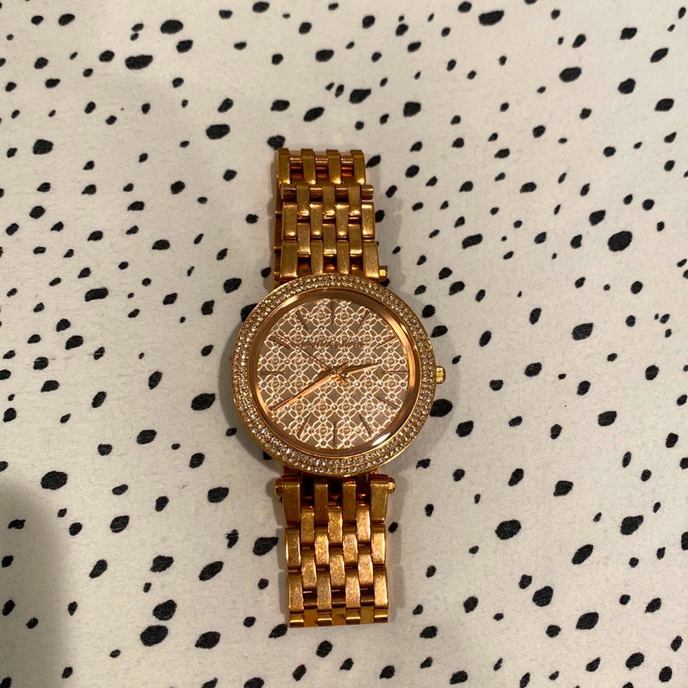 Michael Kors Darcy Rose Dial Rose Gold Watch